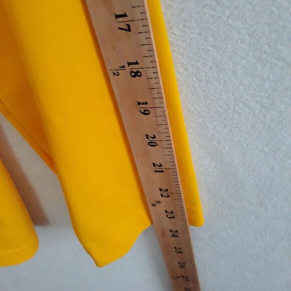 Haley and The Hound Fishing Shirt Unisex Medium Yellow Swordfish Pullover Long - Picture 8 of 9